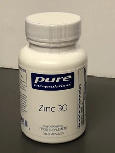 Pure Encapsulations - Zinc 30 - 180 Capsules. BRAND NEW. EXP:10/2025. - Picture 1 of 3