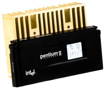 Intel Pentium II SL2ZQ 350MHz SLOT1+Dimension - Image 1 of 2