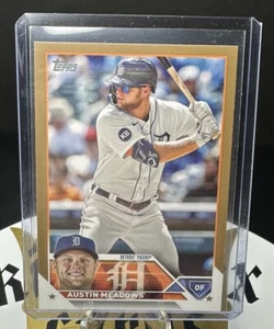 2023 Topps Series 1 Austin Meadows Gold #d/2023!! Detroit Tigers!! - Picture 1 of 3