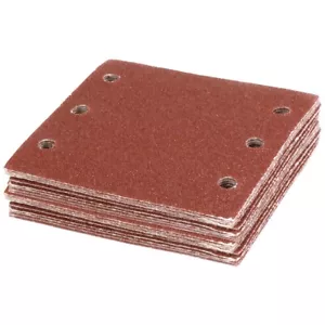 20x FOGLI ABRASIVI GANCIO E ANELLO 60 grana extra grossa forata quadrati carta vetrata - Foto 1 di 6