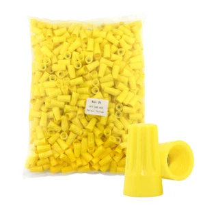 Conectores de cable amarillo de 580 piezas. Conectores de torsión de cable, conectores de tuercas de tornillo - Imagen 1 de 12