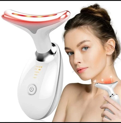 7 in One Red Light Therapy Anti Aging Face Massager Electric Face Lift Device - Image 1 of 4