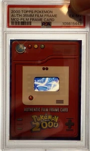 Topps Pokemon The Movie 2000 Film Frame Card - Ash, Pikachu, Team Rocket+ PSA 6 - Picture 1 of 13