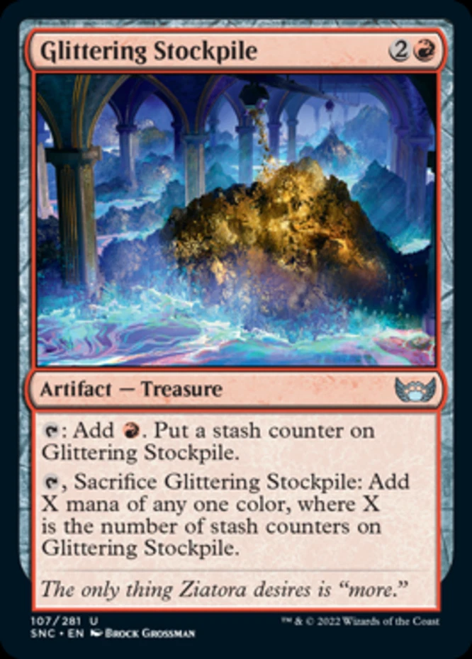 x1 Glittering Stockpile - Streets of New Capenna - NM - MTG - Image 1 of 1