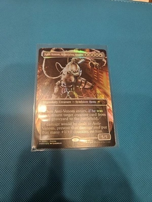 Magic The Gathering x Marvel Legends Agent Anti-Venom Foil Promo Card  - Image 1 of 2
