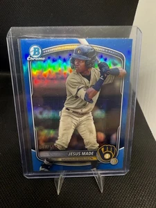 2025 Bowman - Chrome Prospects Jesus Made Blue Refractor /150 (RC) - Picture 1 of 2
