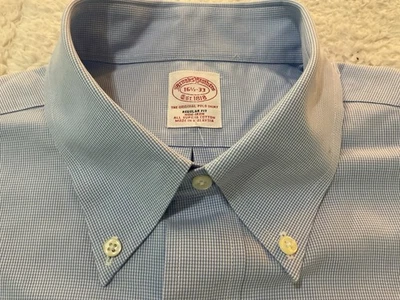 Brooks Brothers Traditional Fit Long Sleeve Button Down Dress Shirt Size 16.5-33 - Image 1 of 4
