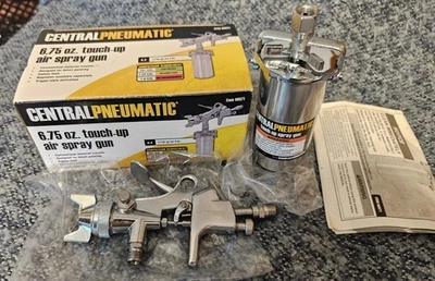 Central Pneumatic 6.75 oz. Touch-Up Air Spray Gun 66871 - Image 1 of 4
