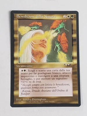 MTG Nature's Blessing (Italian Alliances/Gold/U) - BGM - Image 1 of 2