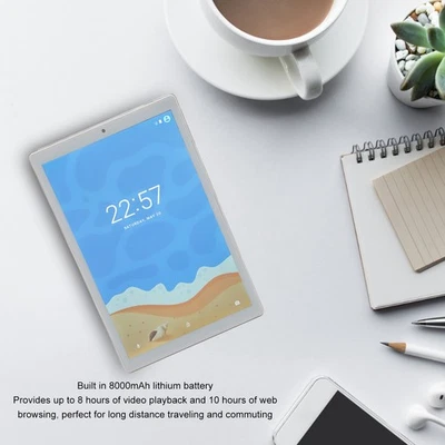 Tablette WiFi Tablette 'appel Intelligente 6 Go RAM 128 Go ROM 3 Slots De Carte - Photo 1/4