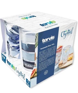 Tervis Kelly Ventura Crystal True Blue Collection Made in USA doppelwandig - Bild 1 von 2