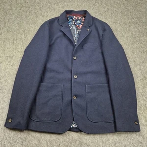 Ted Baker Jacket Mens Size 3 Blue Blazer Chore Sport Coat Workwear Casual - Picture 1 of 9