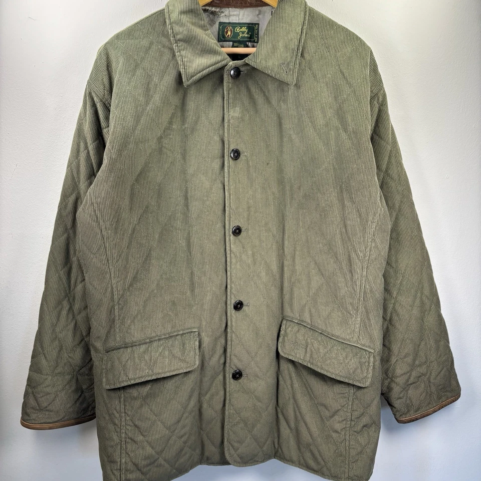 De Colección Bobby Jones Acolchado Pana Adirondack Golf Caqui Verde Para Hombres Grande Foto 1 de 4