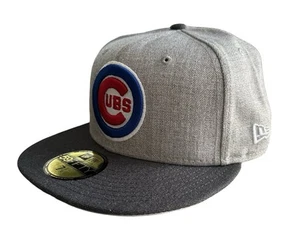 Cappellino aderente Chicago Cubs grigio erica NUOVA ERA 59FIFTY - taglia 7 1/4 - Foto 1 di 8