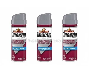 3er Pack Tinactin flüssiges Fußspray je 5,3 Oz. (150g) schneller Versand - Bild 1 von 2