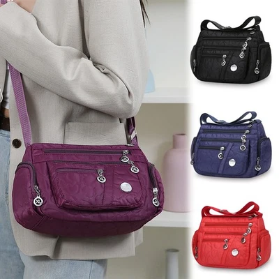 Bolso Bandolera para Damas Bolso de Mensajero para Mujeres Mochila de Hombro Viaje Bolso de Mano Bolso Foto 1 de 4