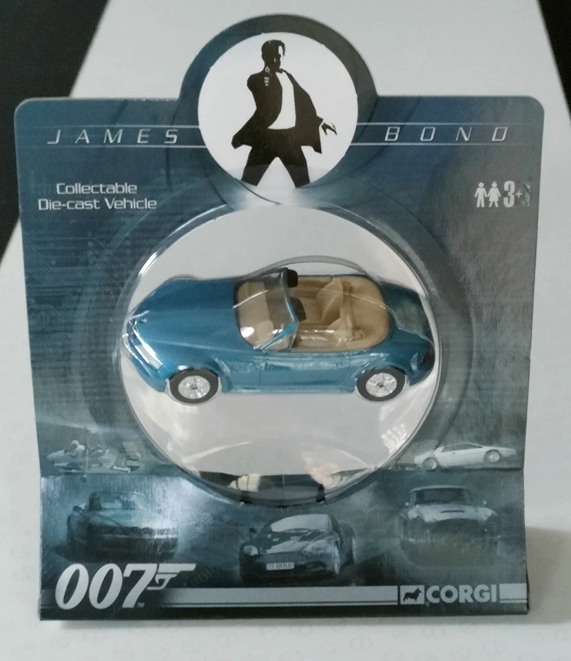 Corgi (TY95502) BMW Z3  - Bond 007 Goldeneye BNIB  Approx 9cm - Image 1 of 3