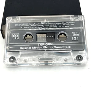 Tom Cruise Top Gun Original Motion Picture Soundtrack Cassette 1986 80s Original - Picture 1 of 2