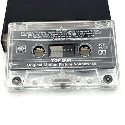 Tom Cruise Top Gun Original Motion Picture Soundtrack Cassette 1986 80s Original - Image 1 of 2