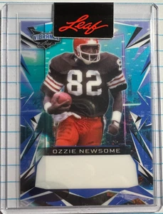 Ozzie Newsome 2023 Leaf Vibrance Football 1/1 Unsigned Pre Production Proof - Picture 1 of 3
