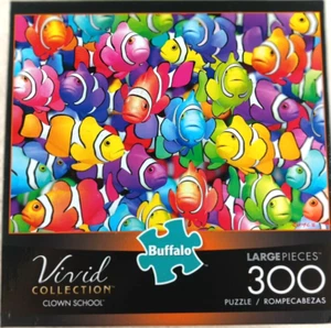Clown School Fish 300 Piece Jigsaw Puzzle Vivid Collections by Buffalo Games - Picture 1 of 4