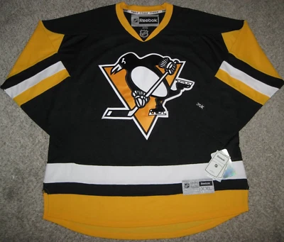 Camiseta deportiva para hombre Pittsburgh Penguins negra 2016 Reebok Premier (2XL y 4XL) Foto 1 de 4