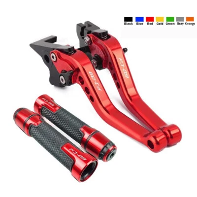For Yamaha FJ-09 FJ09 2015-2018 Short Brake Clutch Levers Handle Handlebar Grips - Image 1 of 4
