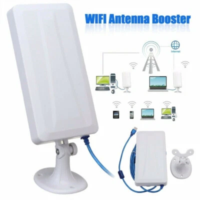 Outdoor Long Range USB 150Mbps Wireless Wifi Adapter Receiver Antenna 5m Cable - Image 1 of 4