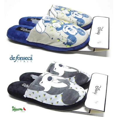 DE FONSECA DISNEY TOPOLINO ciabatte pantofole DEFONSECA donna ragazzo invernali ROMA M 781
