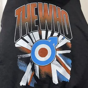 Felpa con cappuccio The Who pullover davanti e dietro hits uomo taglia large nuova senza etichette e950 - Foto 1 di 5