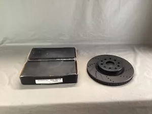 Rotor de freno de disco Dynamic Friction Company DFC 633-75017R perforado ranurado - Imagen 1 de 7