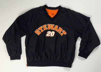 Chaqueta de calentamiento reversible NASCAR Tony Stewart 20 Home Depot talla XL negra naranja Foto 1 de 4