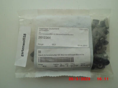 50 Stauff Schienenmutter Schiebemutter M6 SM 1-8 /1 D M W1 - Bild 1 von 2