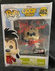GOOF TROOP MAX FUNKO POP 462 SIGNED BY JASON MARSDEN GAME STOP EXCLUSIVE