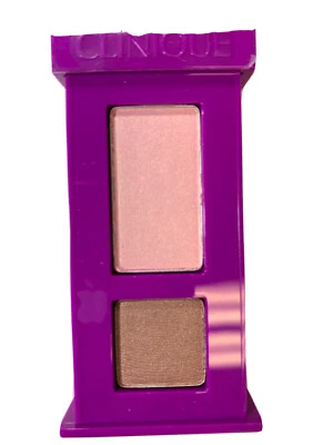 Clinique All About Shadow Duo Strawberry Fudge Duo Eyeshadow Makeup - Image 1 of 4