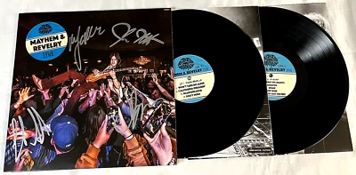 Dirty Honey "Mayhem & Revelry" Autographed Signed LIVE 2XLP Vinyl LABELLE New - Image 1 of 4