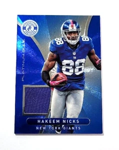 2012 Panini Totally Certified Hakeem Nicks Platinum Blue /99 New York Giants #48 - Picture 1 of 2