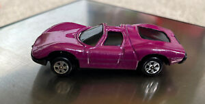 ALFA ROMEO Diecast 1/64 Magenta Purple Car, Made In Hong Kong, EUC