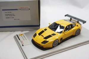 1/24 TECNOMODEL FERRARI 575 GTC PRESS 2003 YELLOW ALUMINUM BASE LE80 N MR - Picture 1 of 6