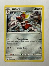 #134/202 BISHARP Uncommon 2020 Pokemon Sword & Shield SWSH1 Light Play