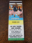 Matchbook vintage : De Luxe Tailors & Cleaners, Hanford, CA