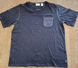 Orvis sporting traditions Pocket T-shirt blue mens L cotton crew short sleeve - Picture 1 of 5