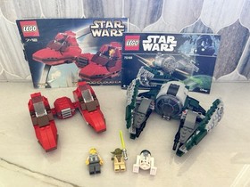 LEGO STAR WARS 75168 Yoda's Jedi Starfighter + 7119 Twin-Pod Cloud Car