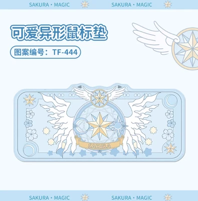 Cardcaptor Sakura Blue Mouse Pad Cute Desk Mat Non-Slip Keyboard Pad Anime Gift - Image 1 of 4