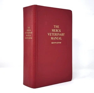The Merck Veterinary Manual 1991 7th Edition Hardcover Thumb Indexed - Imagen 1 de 22