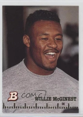 1994 Bowman Willie McGinest #4 Rookie RC - Image 1 of 2
