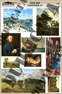 Diorama/Model Accessory - 1/24 Fine Art Paintings #1 - Picture 1 of 3