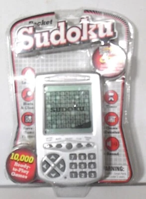 Juego portátil Pocket Sudoku nuevo abierto 10000 juegos listos para jugar 2006 Foto 1 de 2