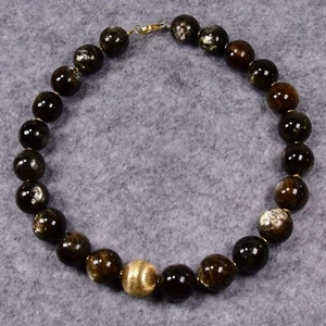 Collar Muskovit, plata 925, collar de piedras preciosas (K1155), rareza - Imagen 1 de 1