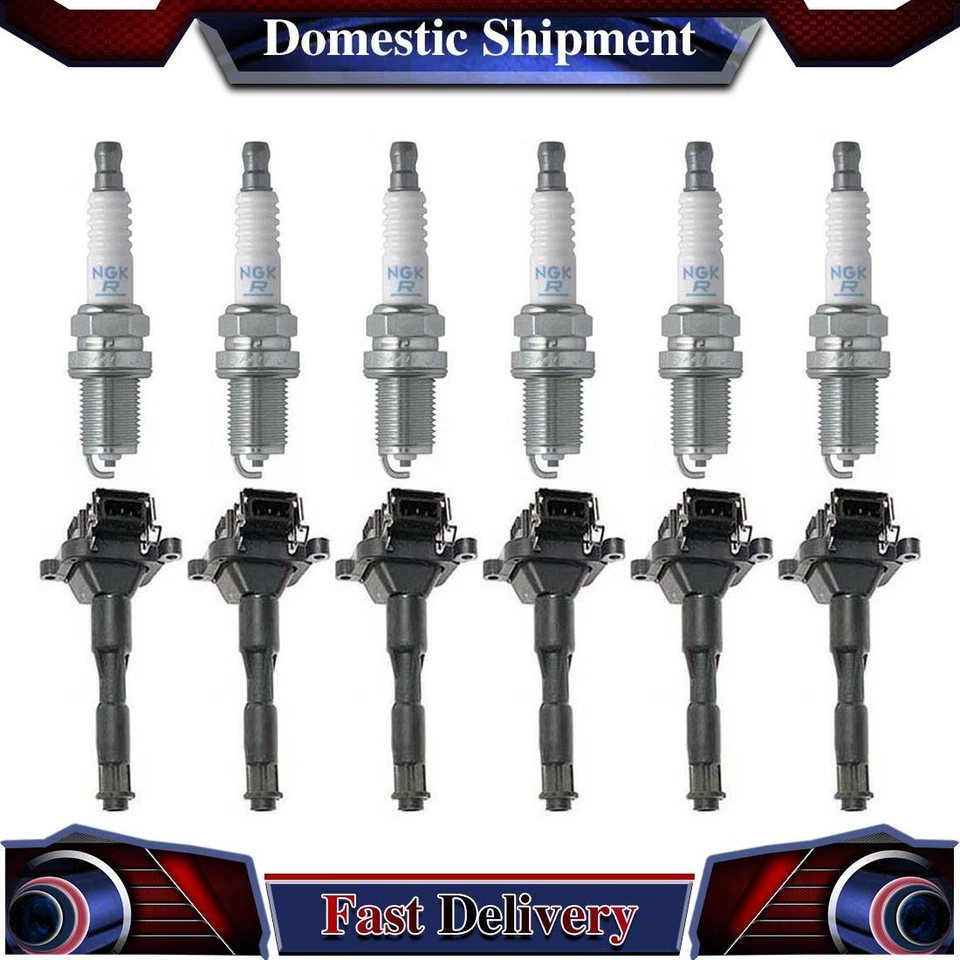 12 件 NGK 标准点火线圈火花塞适用于 1998 1999 年宝马 323is — 第 1/4 张图片